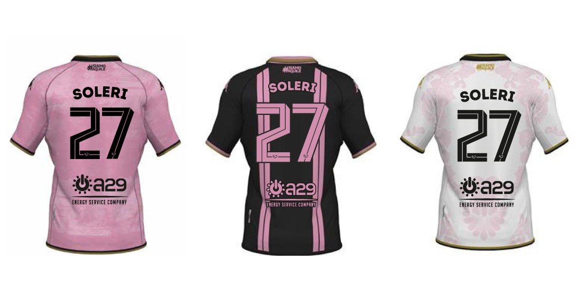 A29 è Back Sponsor del Palermo F.C.