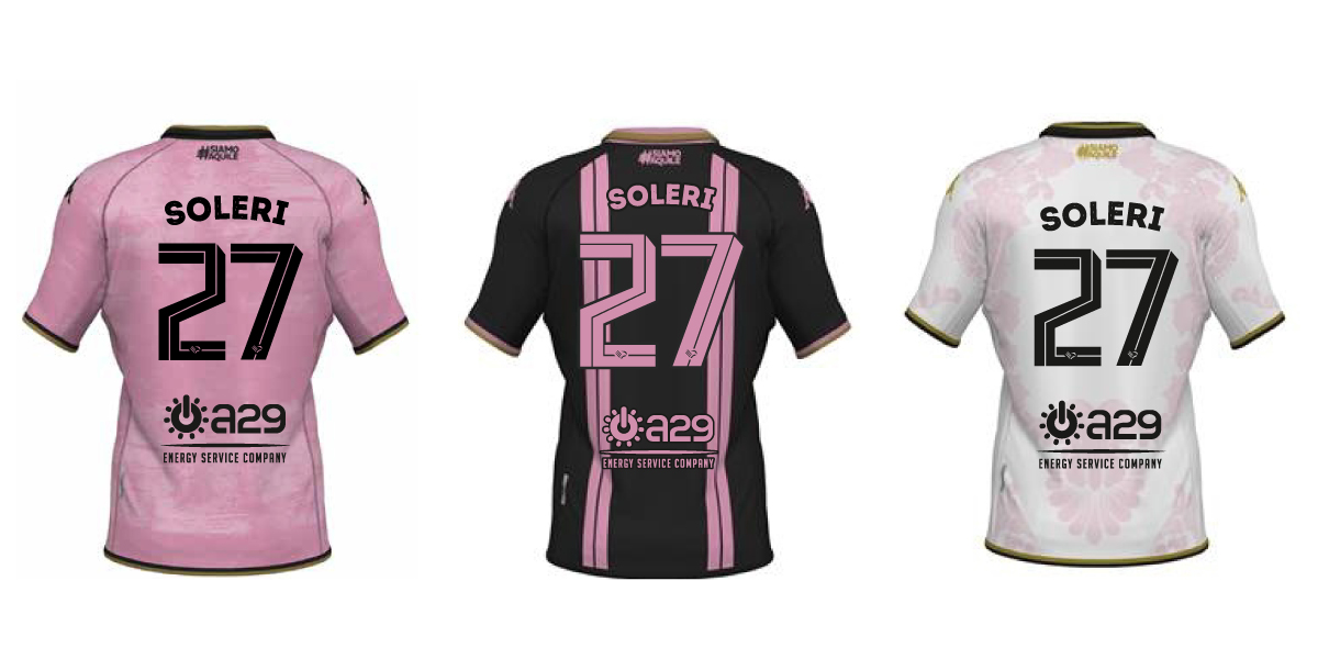 Ufficiale: A29 è Back Sponsor del Palermo F.C.